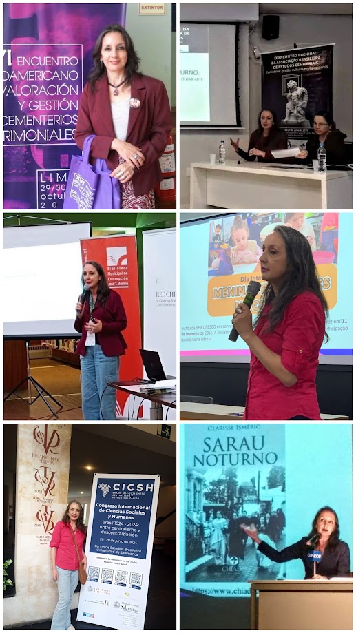 Palestras, encontros e congressos